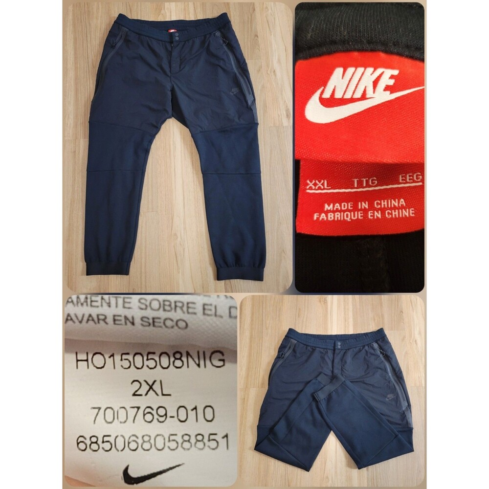Nike Tech Fleece Gym Jogger size 2XL Men's Black #700769-010 Activewear Red Tag
